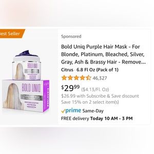 Bold Uniq Purple Hair Mask